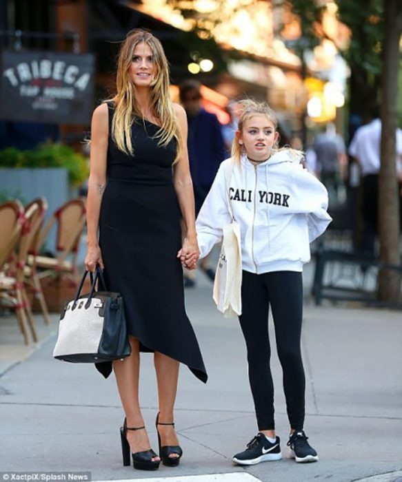 heidi klum e hija 