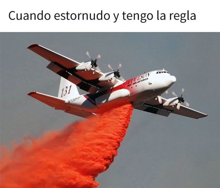 meme avión regla 