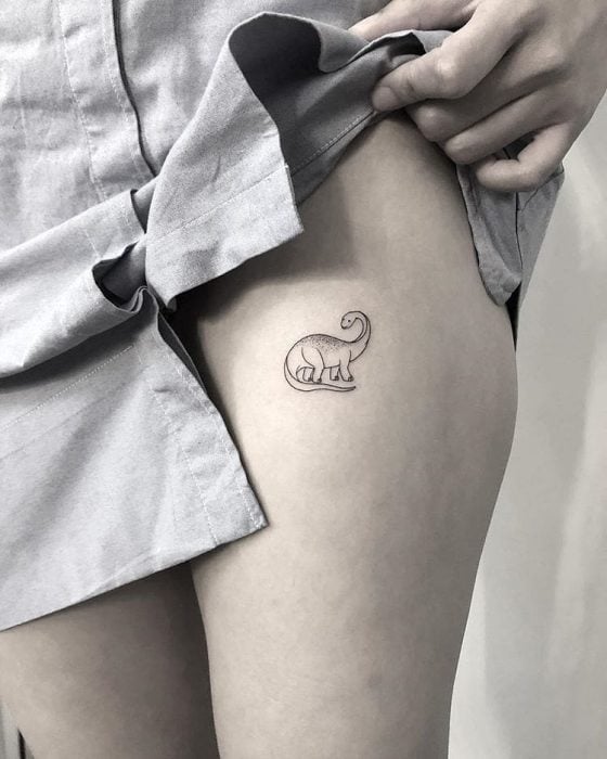 tatuaje de dinosaurio