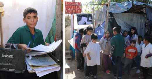 Cover *Niño funda una escuela en el patio de su casa y alimenta a los necesitados