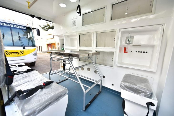 interior de ambulancia 