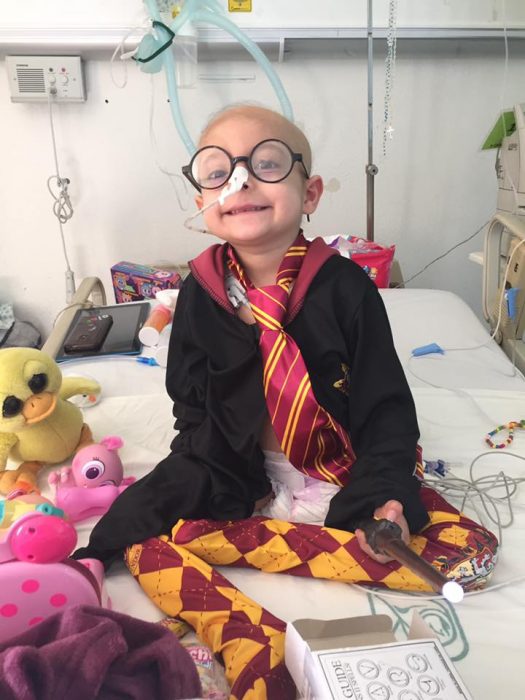 niña cáncer harry potter 