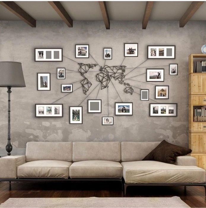 Decora paredes con fotografías
