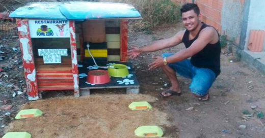 COVER Un joven crea un restaurante para perritos callejeros abre las 24 horas del día