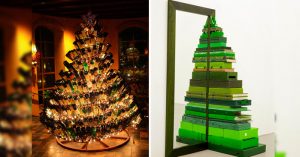25 Increíbles ideas para darle un cambio a tu árbol de Navidad